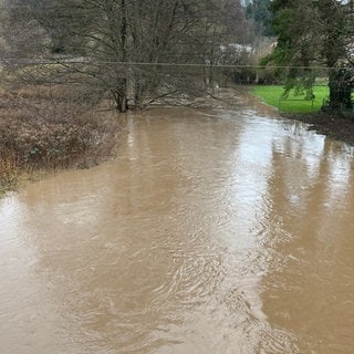 Hochwasser nach Starkregen in der Westpfalz im MaiJuni 2016.