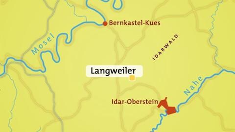 Karte Langweiler