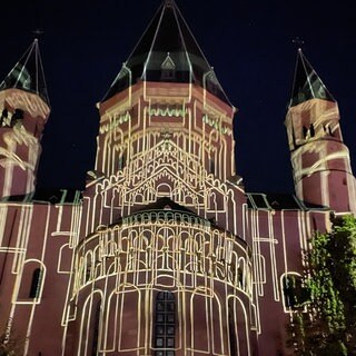 Der Mainzer Dom ist auch 2026 wieder bei "Mainz leuchtet" dabei. 