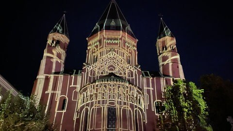 Der Mainzer Dom ist auch 2026 wieder bei "Mainz leuchtet" dabei. 
