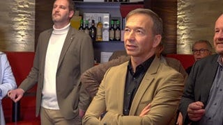 Pascal Kober, FDP, bei der Wahlaparty in Reutlingen. Bundestagswahl 2025