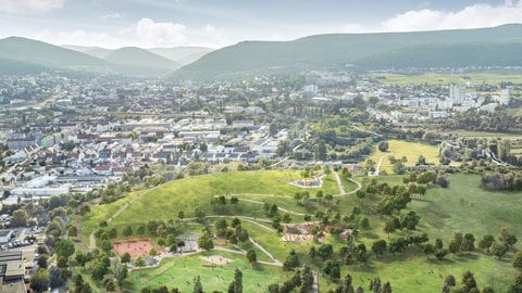 Landesgartenschau Neustadt 2027 - im Mittelpunkt steht der ehemalige Müllberg
