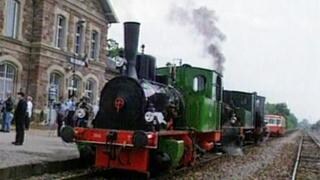 Volgelsheim Bahnhof - ein kleiner Ort auf der französischen Seite des Rheins.