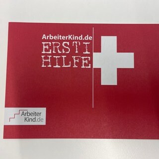 Ein Plakat im Büro von Arbeiterkind. Der Verein sorgt für gerechtere Aufstiegschancen