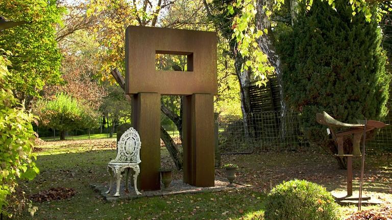 Kunstwerke im Garten