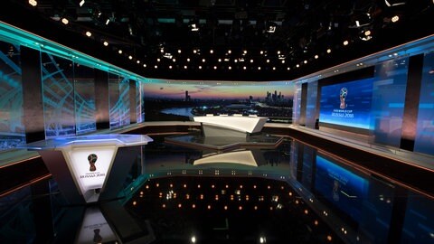 WM Studio von ARD & ZDF beim SWR in Baden-Baden. © SWRAlexander Kluge