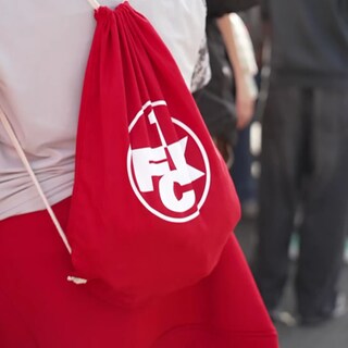 Turnbeutel mit FCK Aufdruck