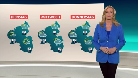 Wetterreporterin Claudia Kleinert