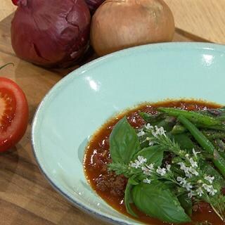 Chili con Carne mit grünen Bohnen