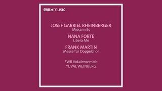 Cover der CD "Doppelchörige Messen" des SWR Vokalensembles
