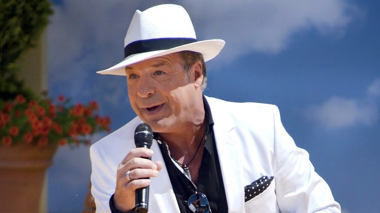 Schlagerstar Patrick Lindner bei „Immer wieder sonntags“. © SWRmediensegel.deAndreas Braun