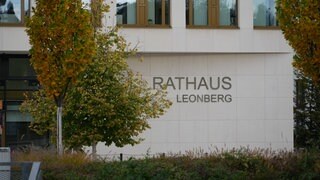OB Wahlen in Leonberg. Rathaus Leoenberg
