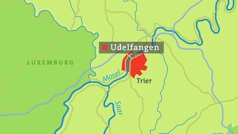 Hierzuland Udelfangen Karte