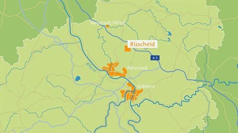Rüscheid Karte