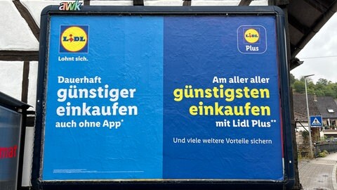 Zwischen Lidl und Aldi gibt es einen Streit um Bonusprogramme und Apps.