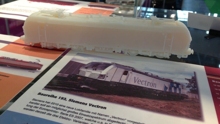 LS Models: Siemens Vectron, H0, Stereolithografie