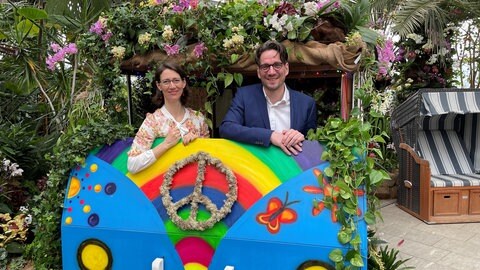 Saisoneröffnung auf der Insel Mainau mit dem Motto "Flower Power" 2024.