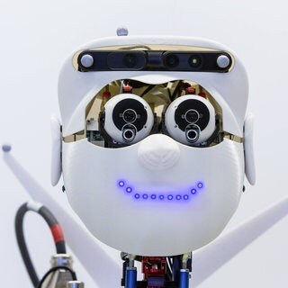 Gesicht eines Roboters