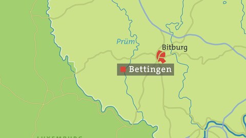Karte von Bettingen