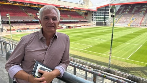 Im Fritz-Walter-Stadion in Kaiserslautern wird gerade umgebaut