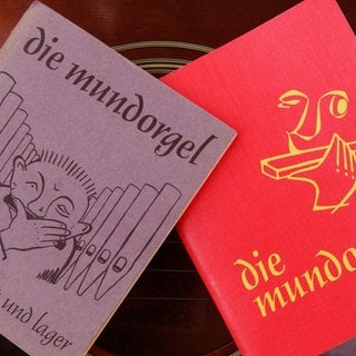 Zwei Ausgaben der "Mundorgel". Das" Liederbuch für Fahrt und Lager". Bis 1994 wurden 14 Millionen der Gesangsbücher verkauft. Generationen junger und alter Menschen singen seit fünf Jahrzehnten die Lieder der Mundorgel. Archivfoto.