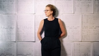 Porträt von Rebecca Saunders