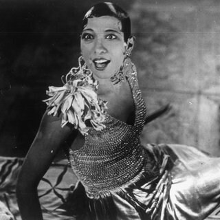 Josephine Baker,  amerikanische Sängerin und Revuetänzerin