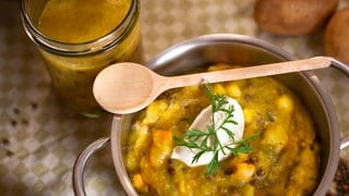 vegetarischer Kartoffel-Linseneintopf