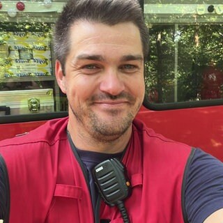 Feuerwehrmann Tobias Lenz