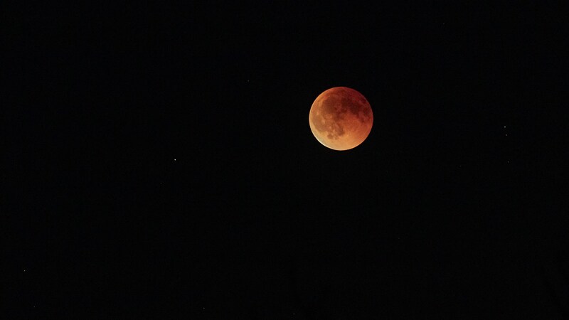 Die Mondfinsternis am 7.9. von Heidenheim aus.