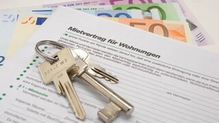 Die Mieten in Rheinland-Pfalz steigen weiter. Hier der Ausschnitt aus einem Mietvertrag.
