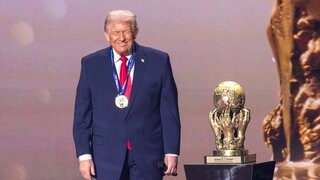 US-Präsident Donald Trump bei der WM-Auslosung