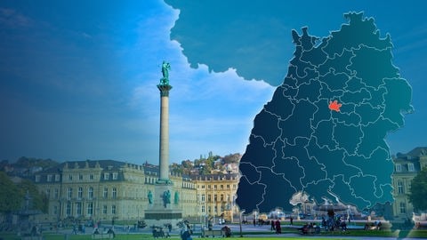 Schlossplatz in Stuttgart