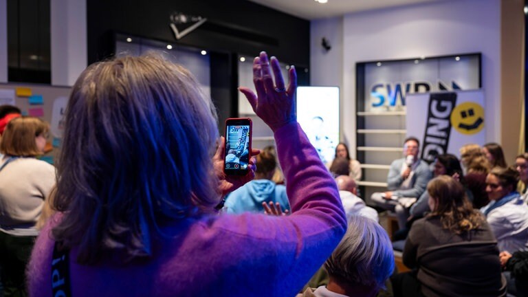 Thomas Booktok live bei der SWR Regiotour in Schwäbisch Gmünd