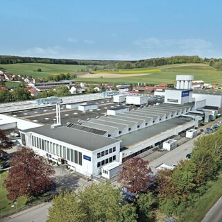 Das Werk von VARTA in Dischingen. Die Haushaltsbatterie-Sparte am dortigen Standort bleibt erhalten.