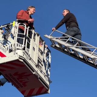 Marius im Feuerwehr-Erlebnis-Museum