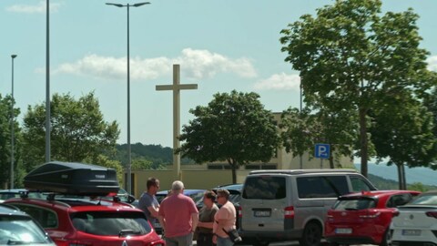 Autobahn-Kapelle bei der Raststätte Hegau.