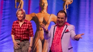 Marianne Schätzle und Rainer Vollmer in einer Collage vor der Konstanzia