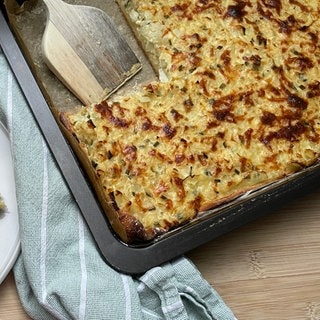 Zwiebelkuchen vom Blech