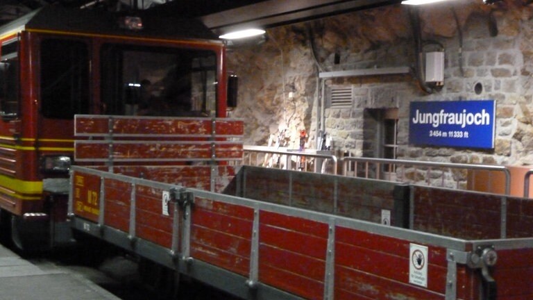 Bahnhof Jungfraujoch - höchster Bahnhof Europas