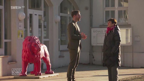 Salacher Bürgermeister und Sonja Faber-Schrecklein