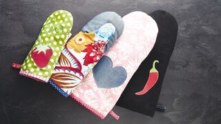 Grillhandschuh in verschiedenen Modellen