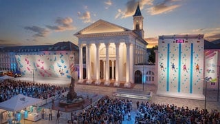 Der Karlsruher Marktplatz als Teil der World Games 2029.