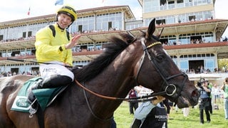 Saddaad und Jockey Jack Mitchell siegen im Großen Preis von Baden