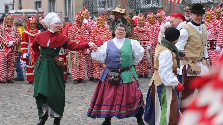 Impressionen vom Landschaftstreffen der Vereinigung Schwäbisch-alemannischer Narrenzünfte in Lindau.