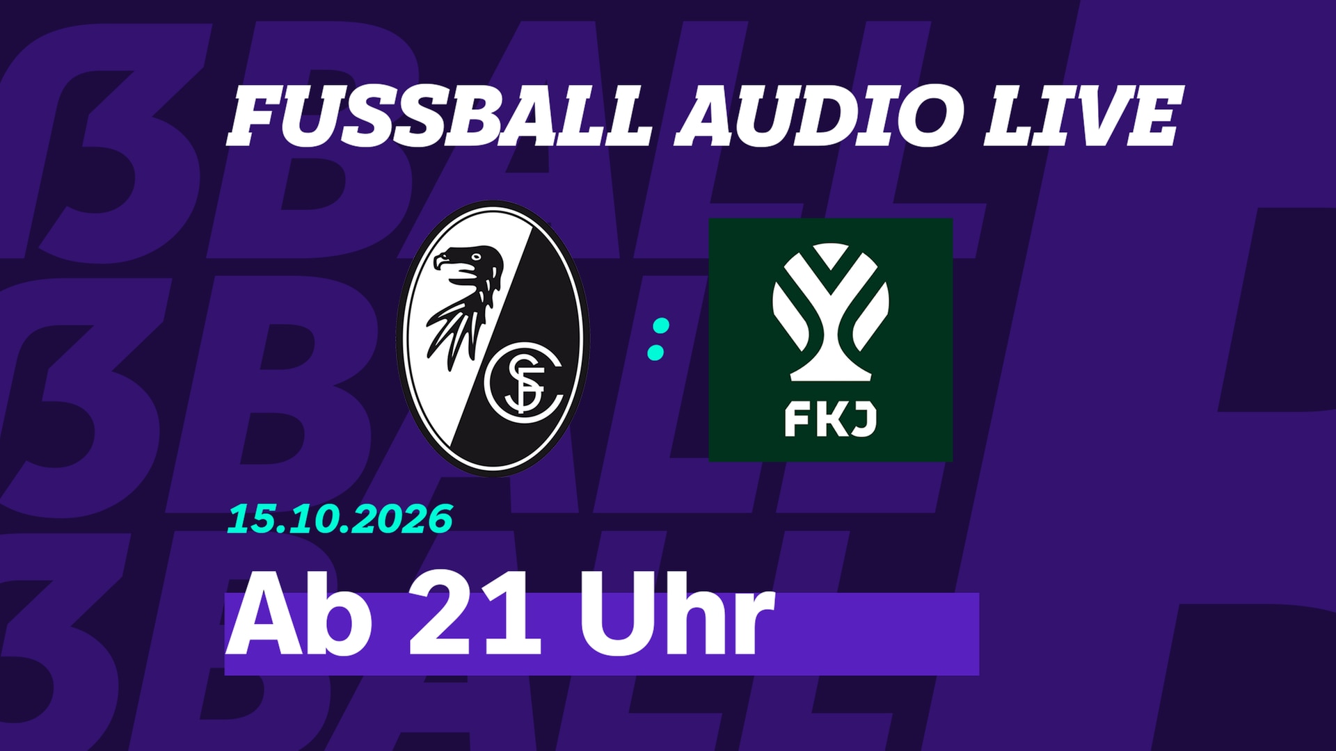 Ab 21 Uhr live im Audiostream: SC Freiburg gegen FK Jablonec