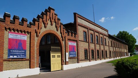 Der Eingang zur KZ-Gedenkstätte in Osthofen