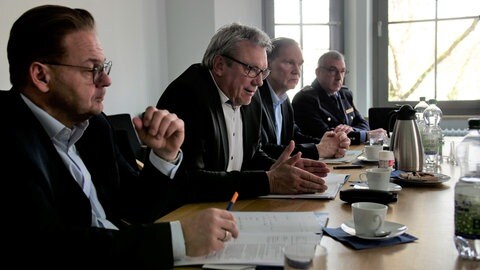 Foto (von links): Alexander Welter, Hans Kästner, Dr. Udo Gehring, Ralf Klein