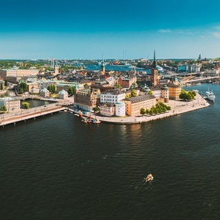 Blick auf Stockholm