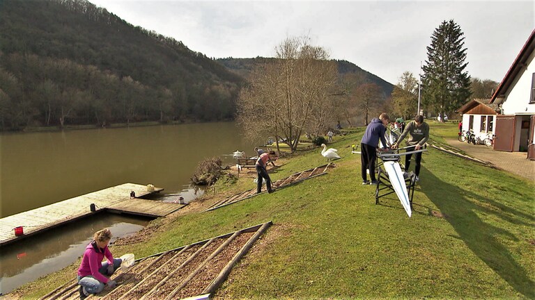 Hierzuland Niederhausen Vereinsgelände Ruder- und Kanuverein Bad Kreuznach 